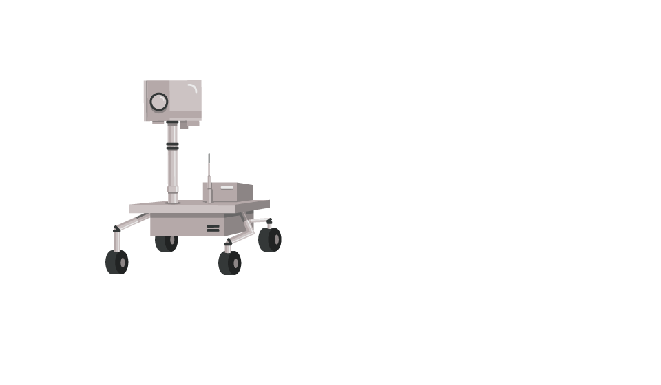 illustration of mars rover
